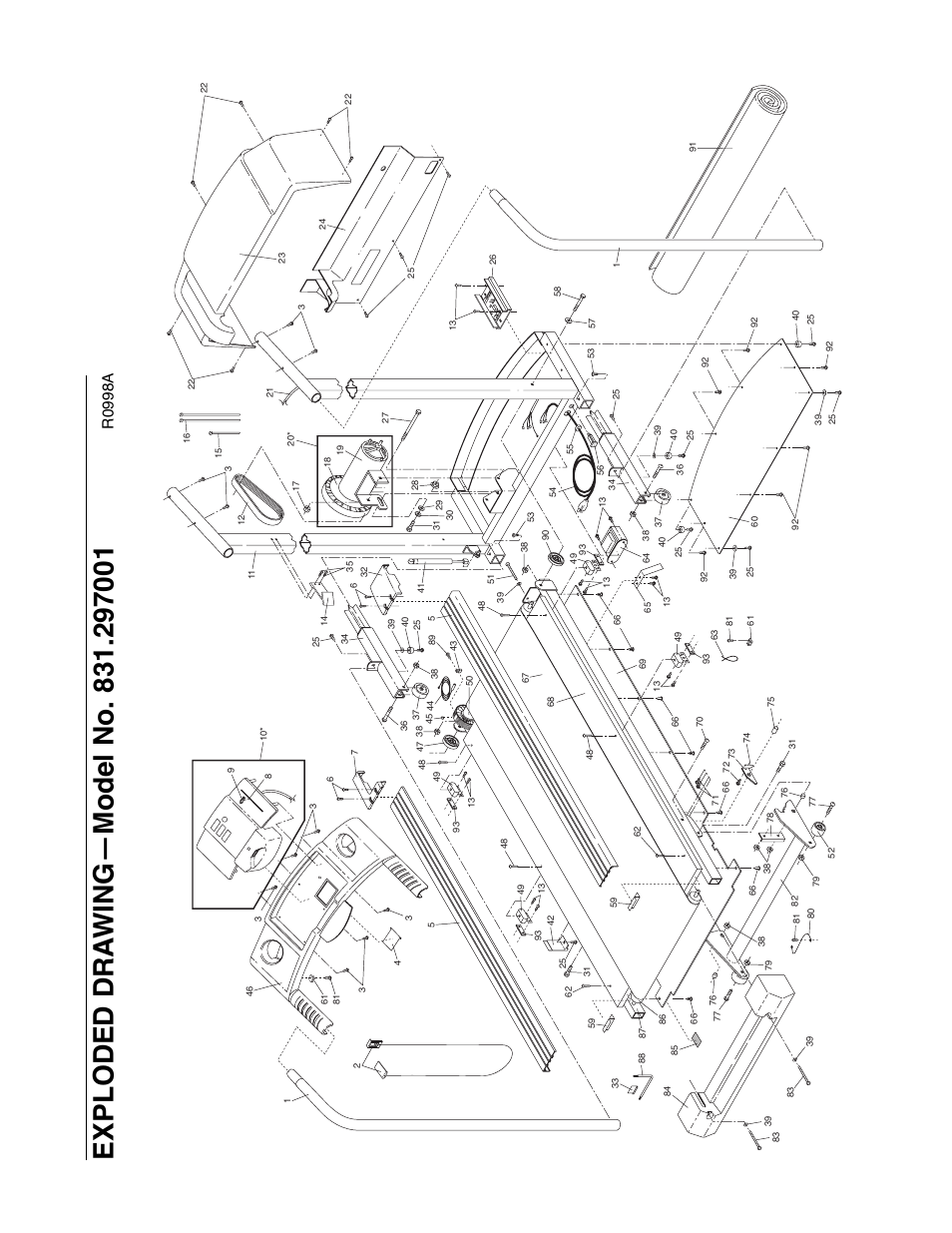 R0998a | ProForm 831.297001 User Manual | Page 17 / 18