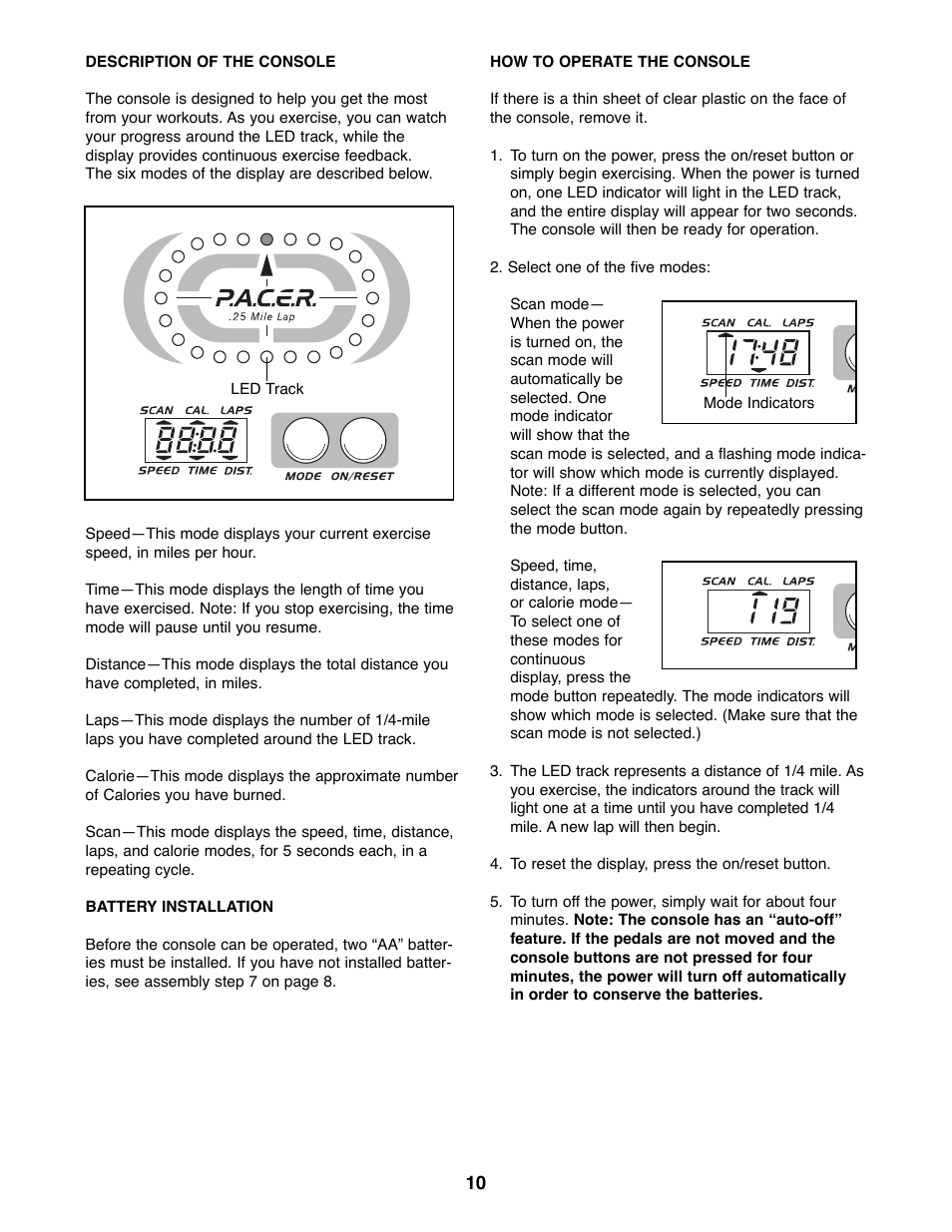 ProForm 831.285736 User Manual | Page 10 / 16