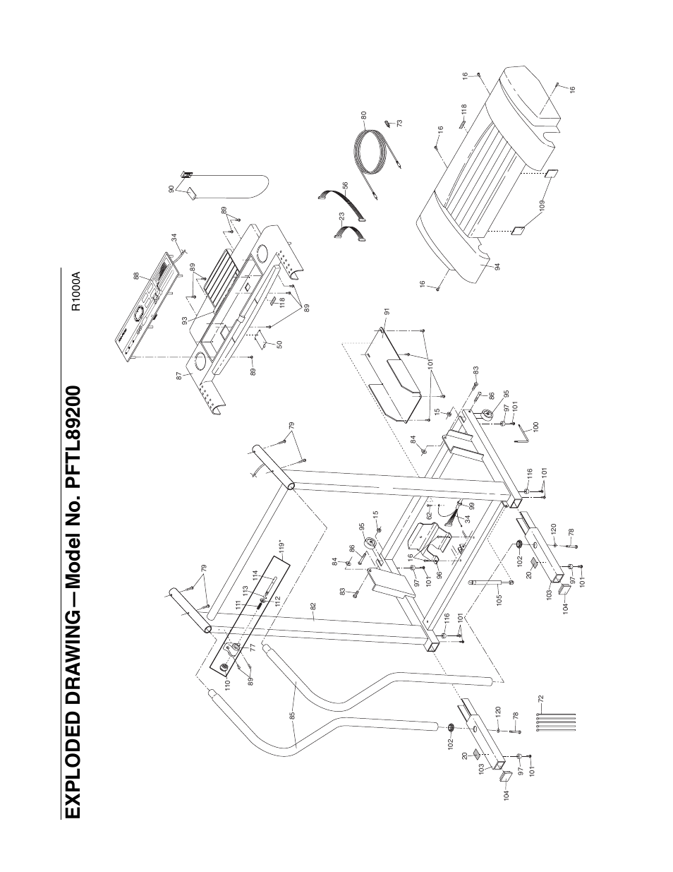 R1000a | ProForm PFTL89200 User Manual | Page 25 / 26