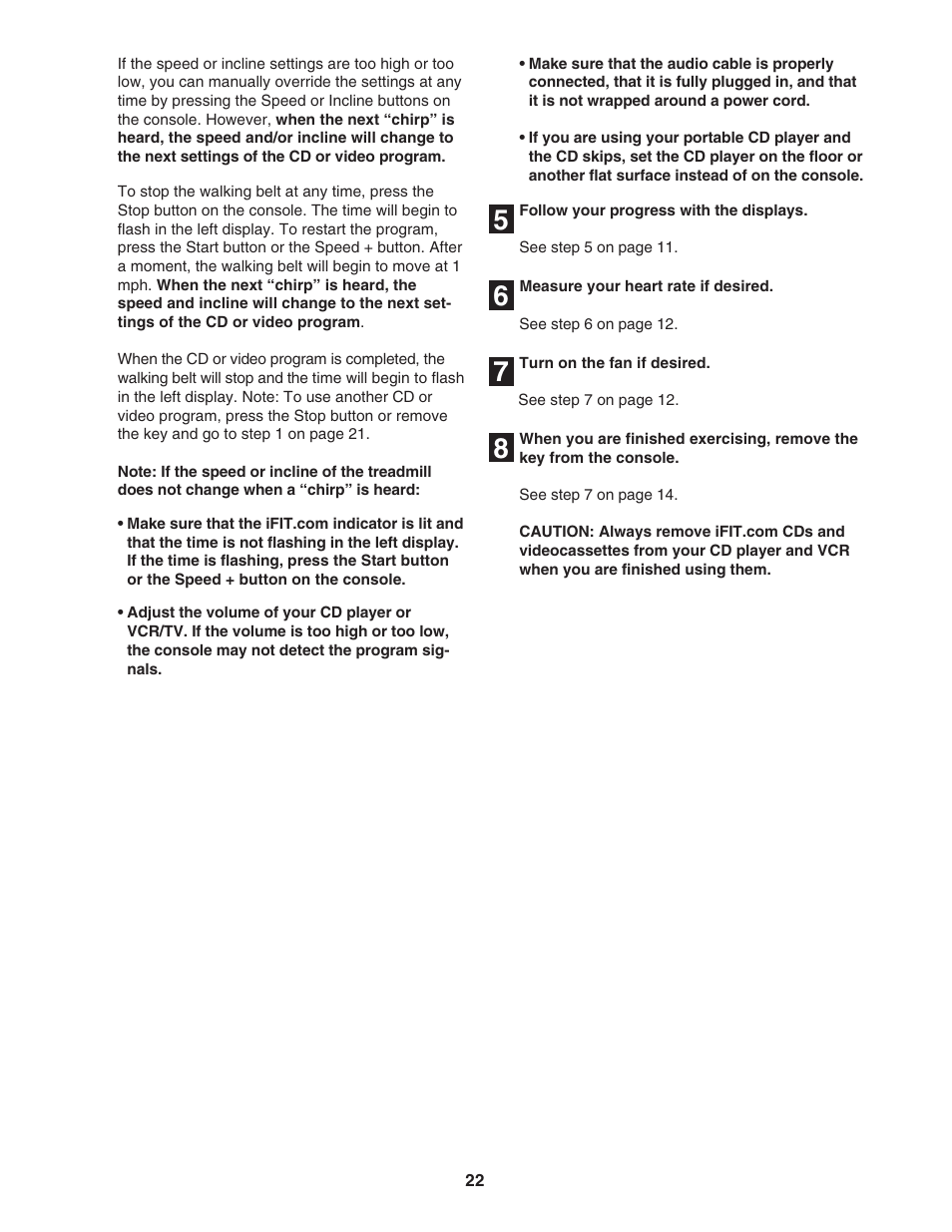 ProForm PFTL81405.0 User Manual | Page 22 / 34