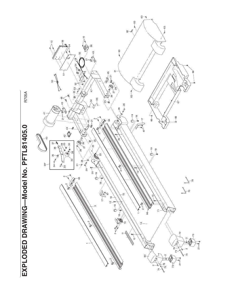 R7 0 5 a | ProForm PFTL81405.0 User Manual | Page 32 / 34