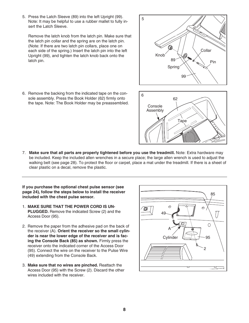 ProForm PFTL81405.0 User Manual | Page 8 / 34