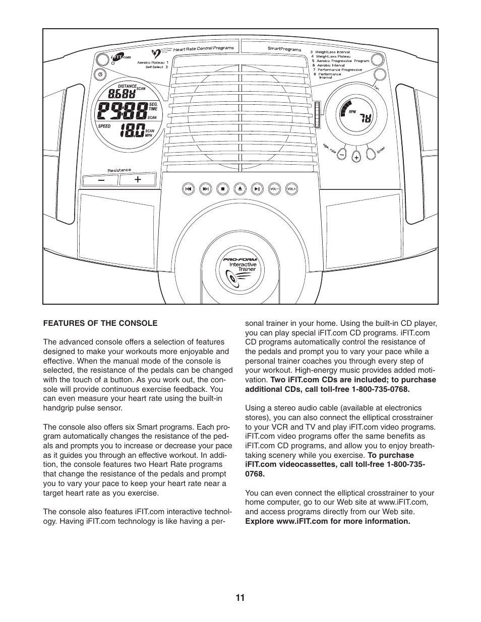 ProForm PFEL91030 User Manual | Page 11 / 24