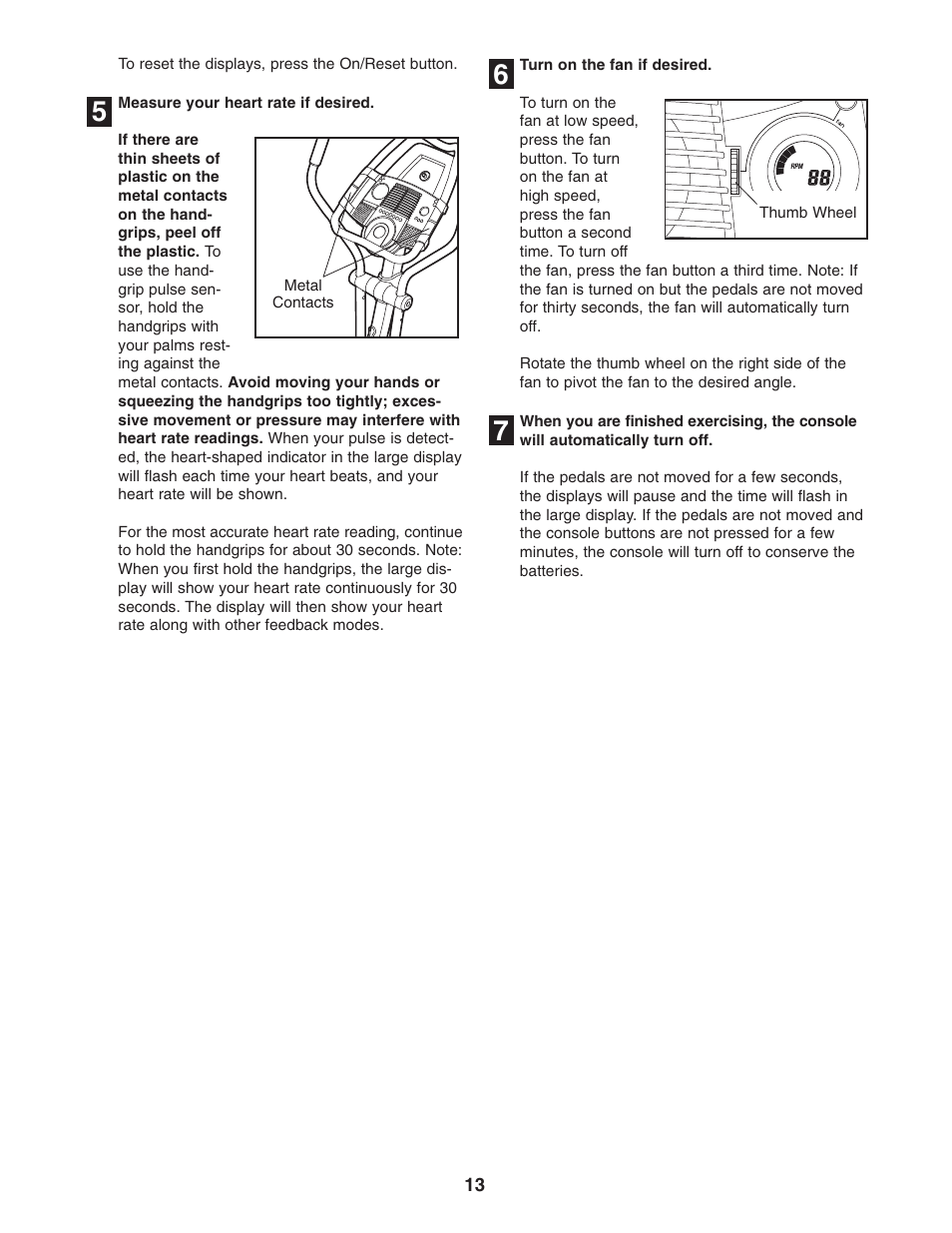 ProForm PFEL91030 User Manual | Page 13 / 24