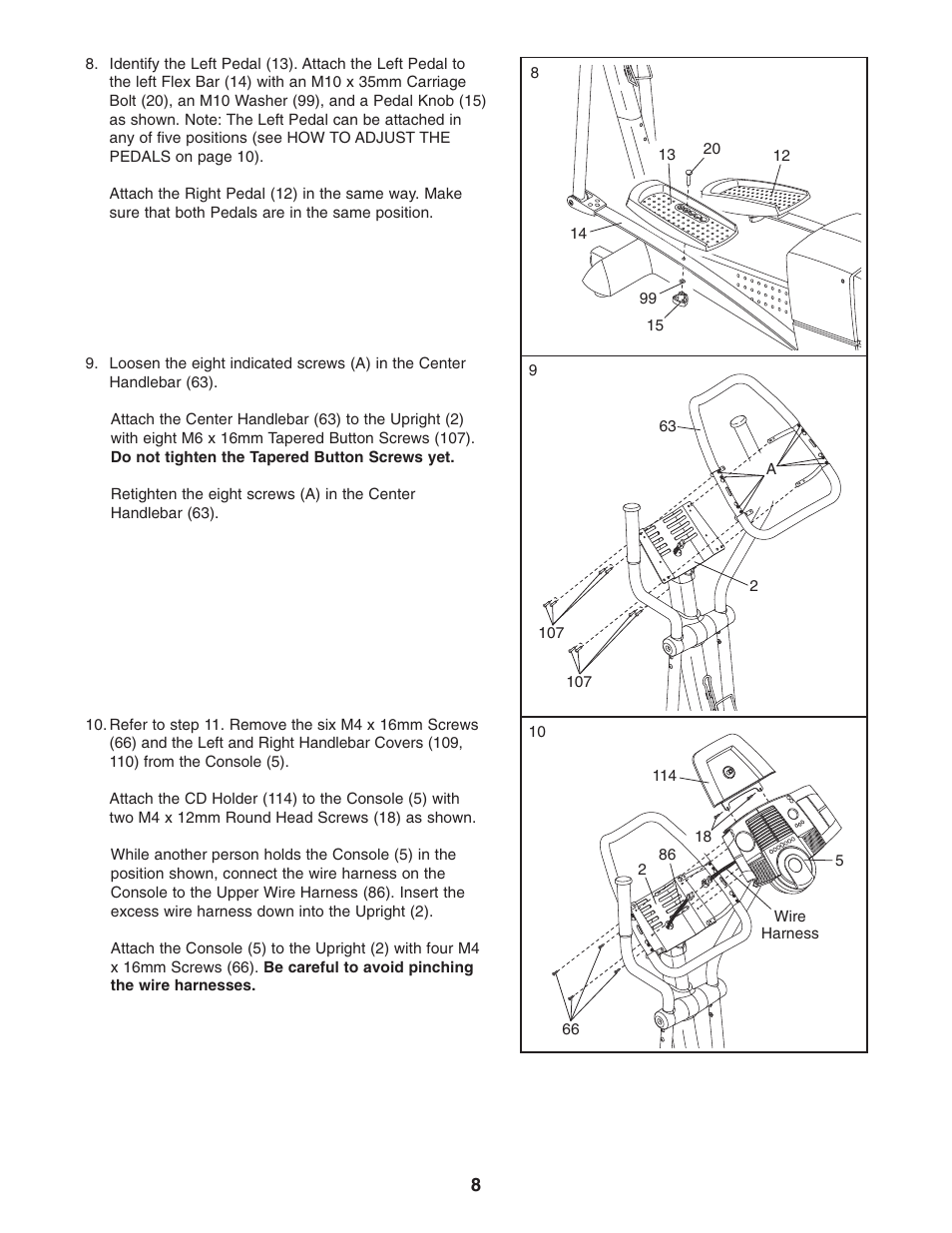 ProForm PFEL91030 User Manual | Page 8 / 24