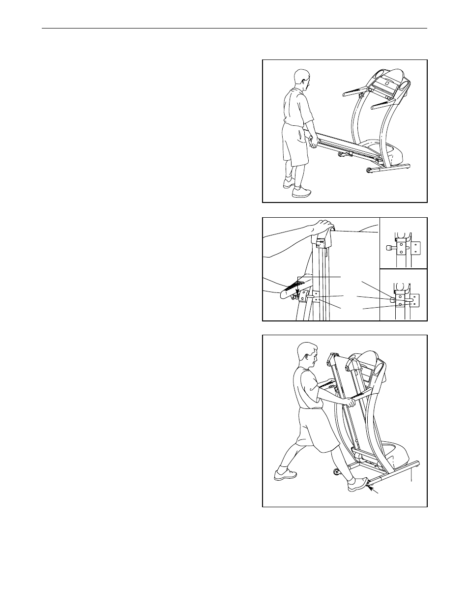 How to fold and move the treadmill | ProForm 831.293050 User Manual | Page 21 / 31