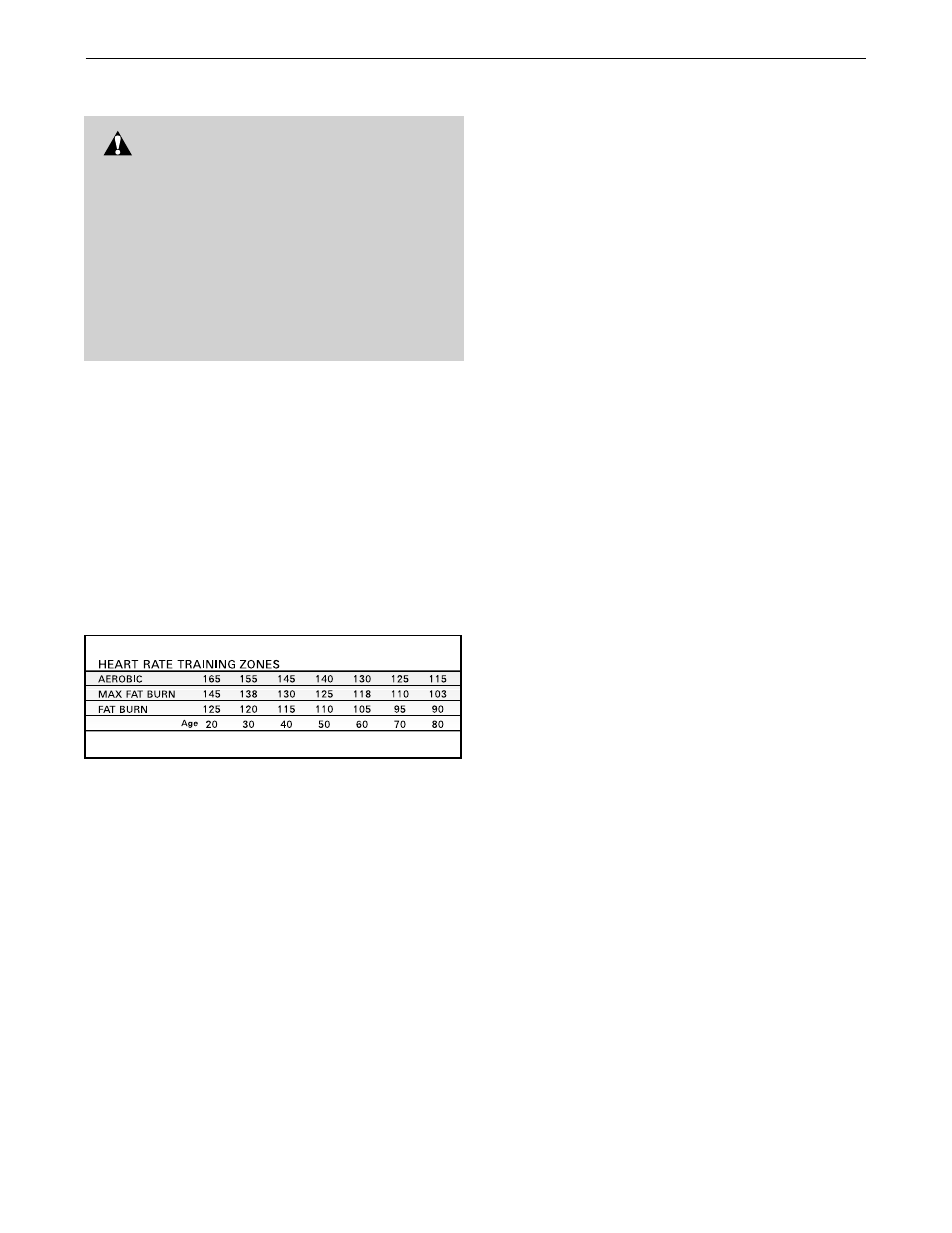 Conditioning guidelines, Warning | ProForm 831.293050 User Manual | Page 25 / 31
