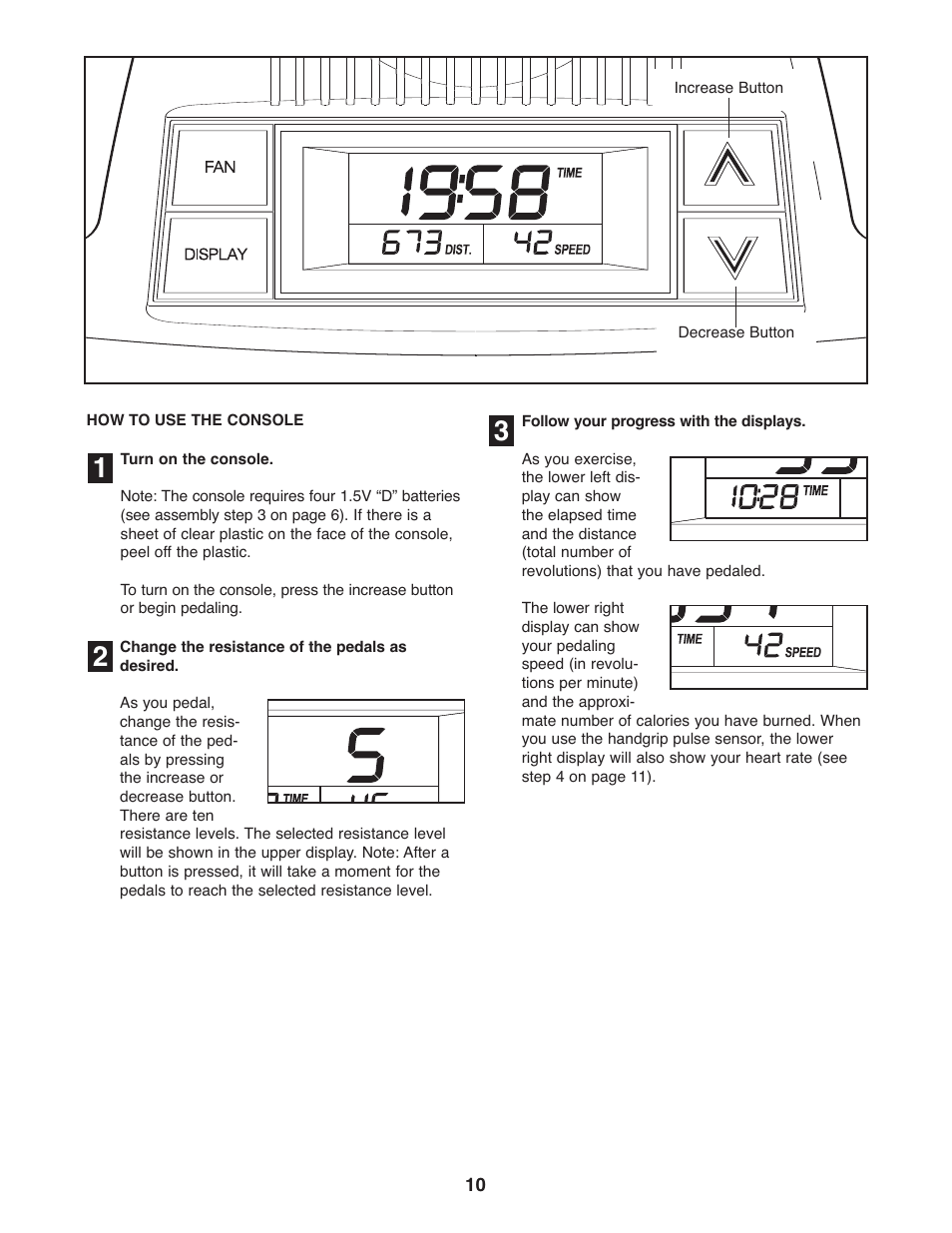 ProForm PFEL2926.0 User Manual | Page 10 / 16