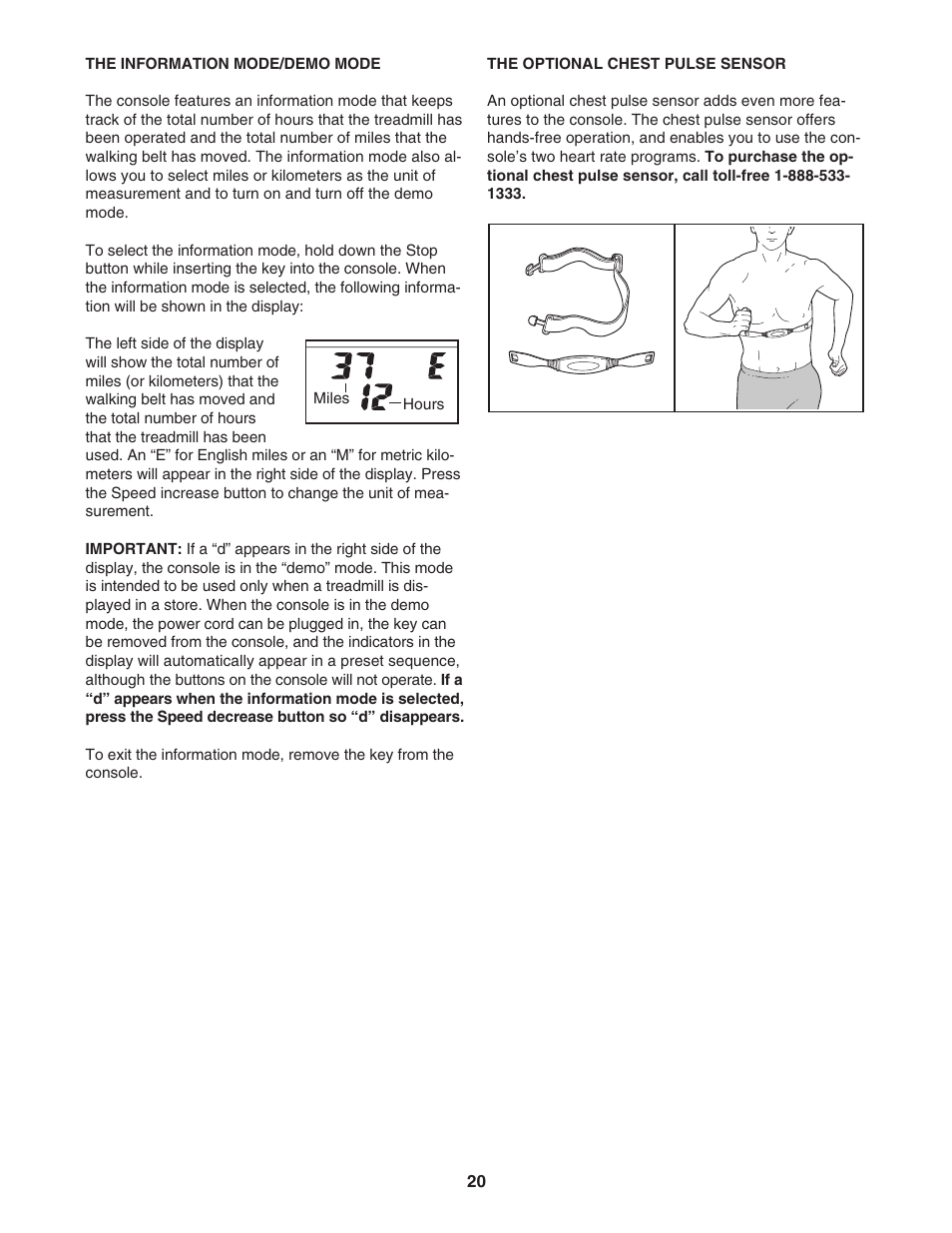 ProForm 831.29605.1 User Manual | Page 20 / 30
