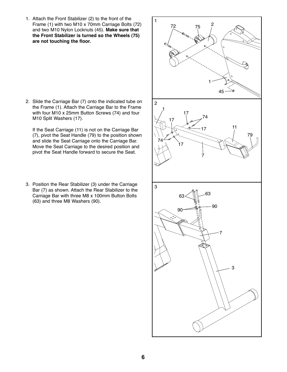 ProForm 985 Rt User Manual | Page 6 / 16