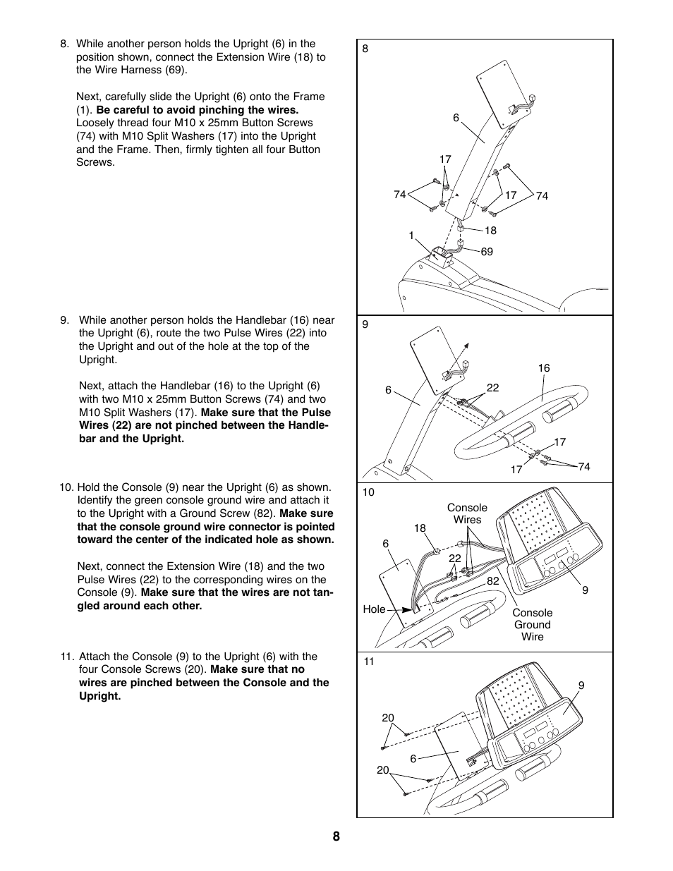 ProForm 985 Rt User Manual | Page 8 / 16