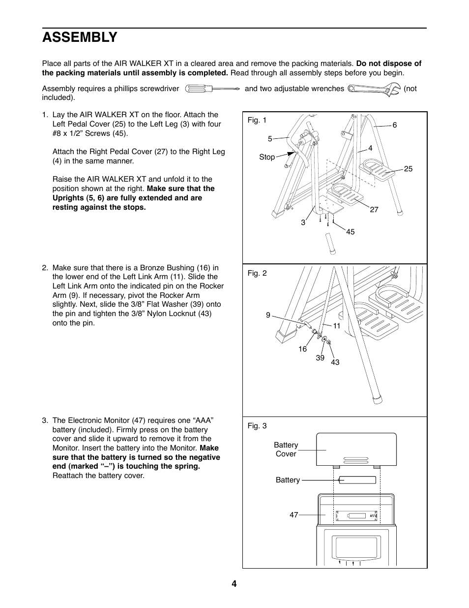 Assembly | ProForm No. 831.290880 User Manual | Page 4 / 12