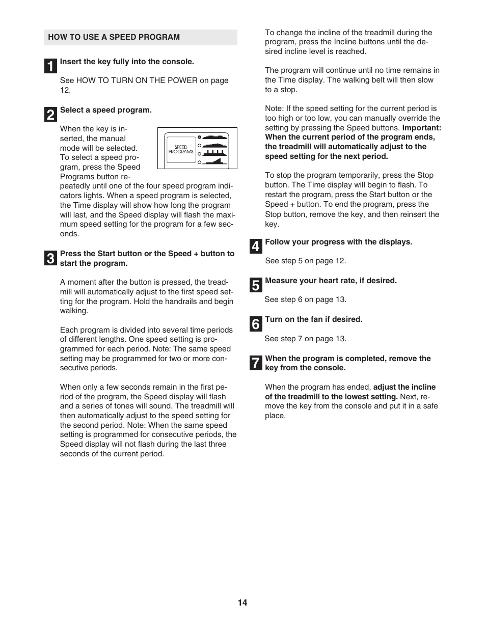 ProForm 445i User Manual | Page 14 / 32