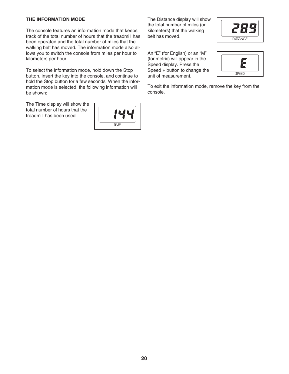 ProForm 445i User Manual | Page 20 / 32