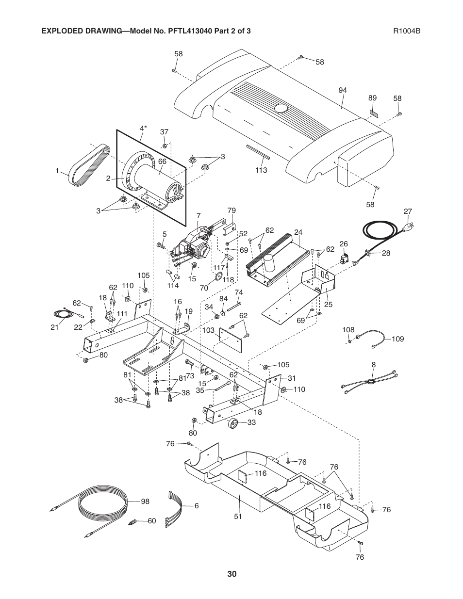 ProForm 445i User Manual | Page 30 / 32