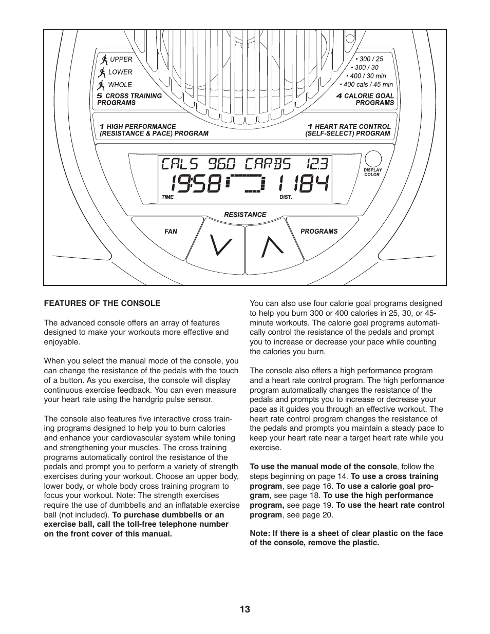 ProForm 831.28645.0 User Manual | Page 13 / 28