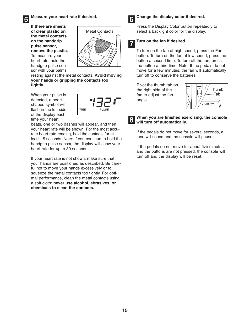 ProForm 831.28645.0 User Manual | Page 15 / 28