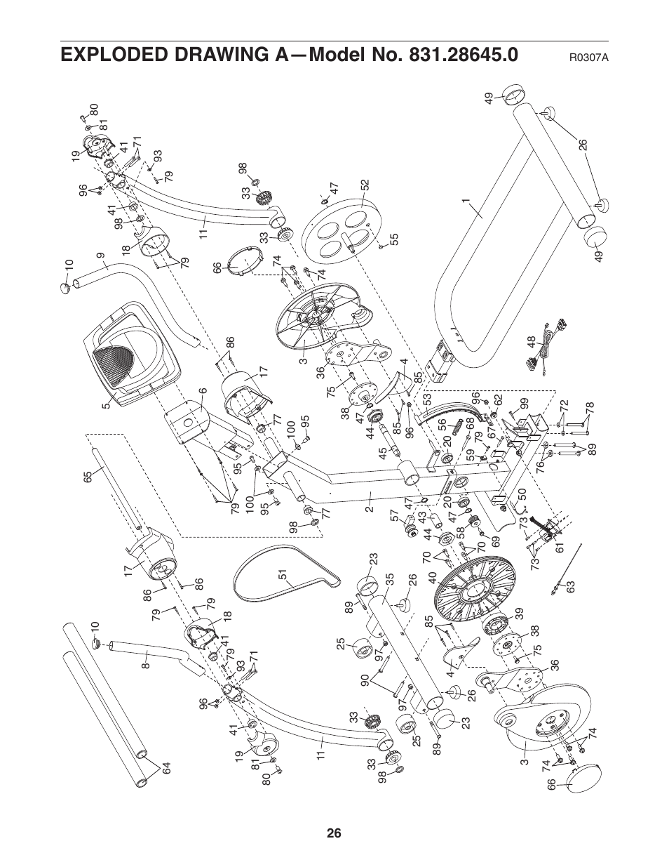 ProForm 831.28645.0 User Manual | Page 26 / 28