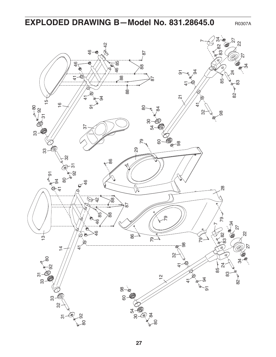 ProForm 831.28645.0 User Manual | Page 27 / 28