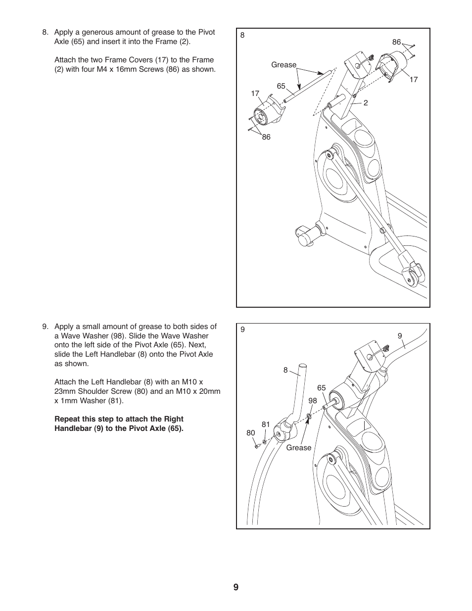 ProForm 831.28645.0 User Manual | Page 9 / 28