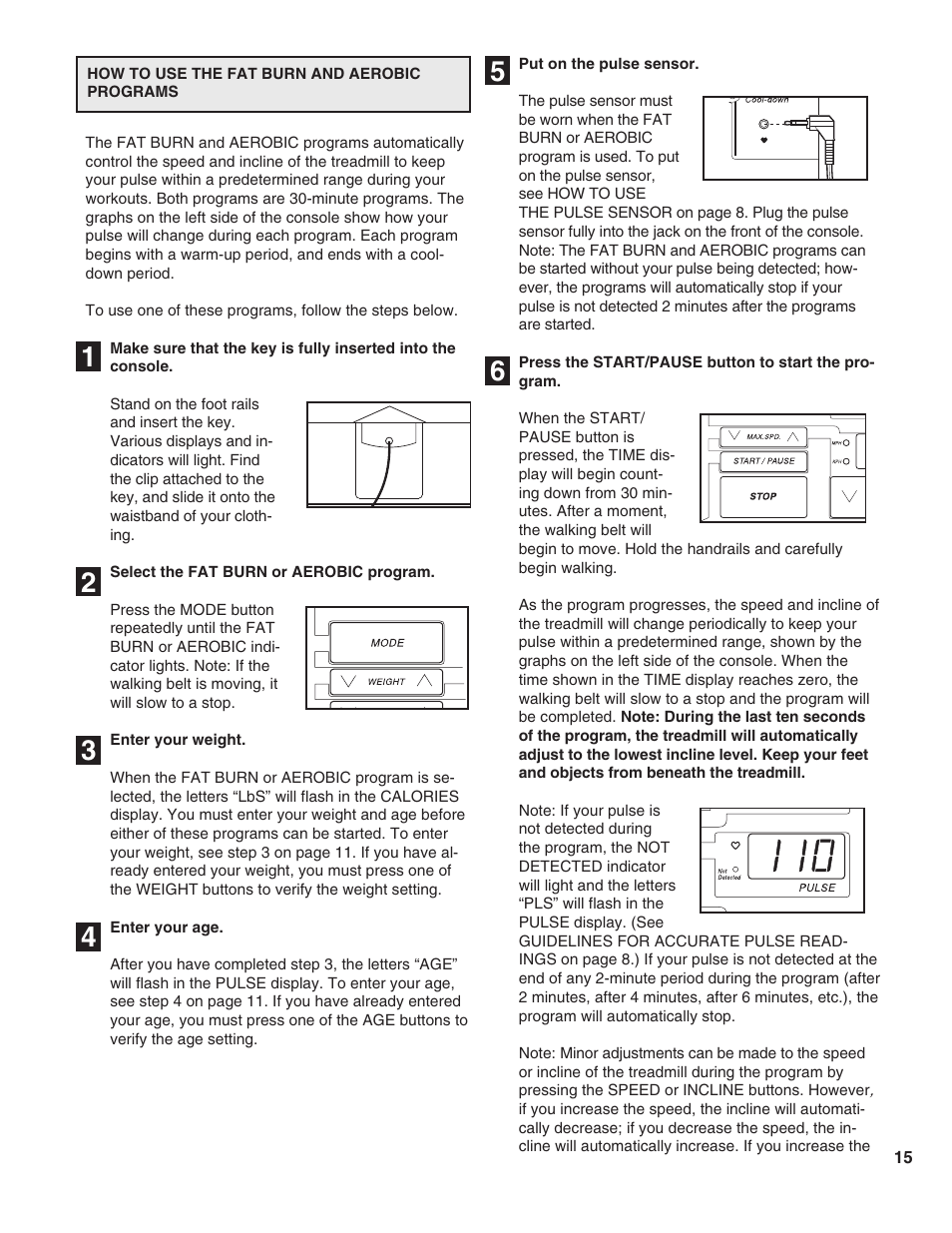 ProForm 725 TL 831.297763 User Manual | Page 15 / 26