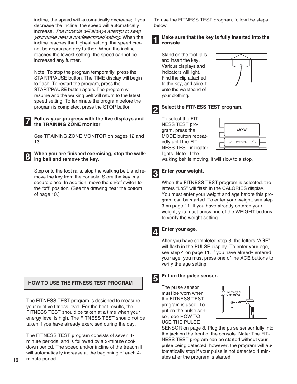 ProForm 725 TL 831.297763 User Manual | Page 16 / 26