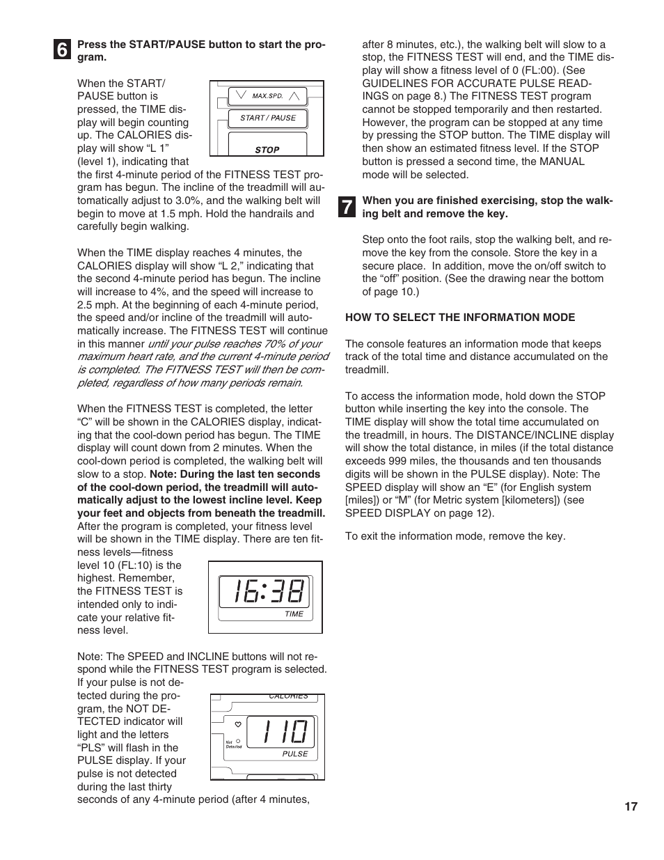 ProForm 725 TL 831.297763 User Manual | Page 17 / 26