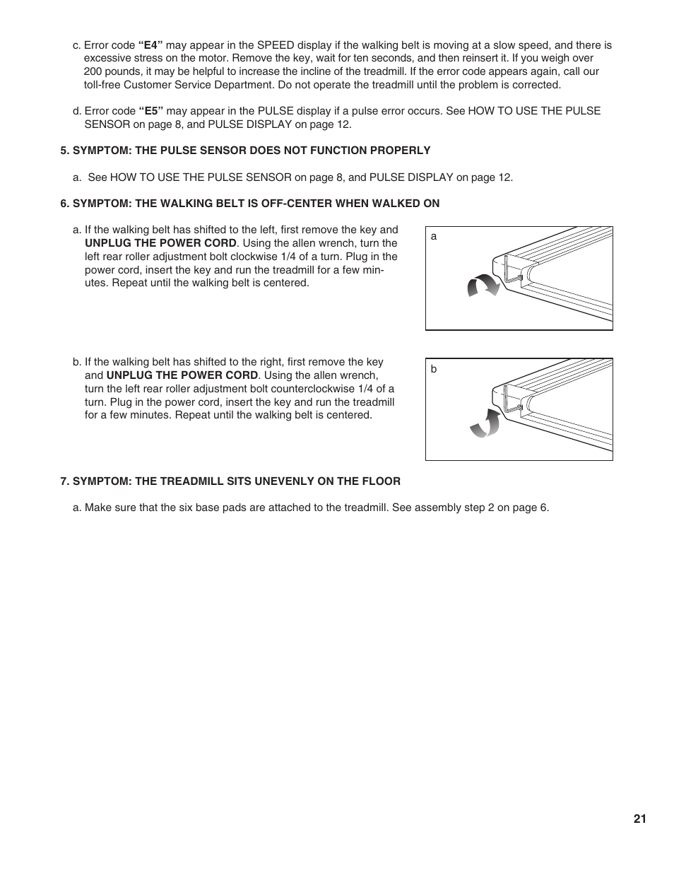 ProForm 725 TL 831.297763 User Manual | Page 21 / 26