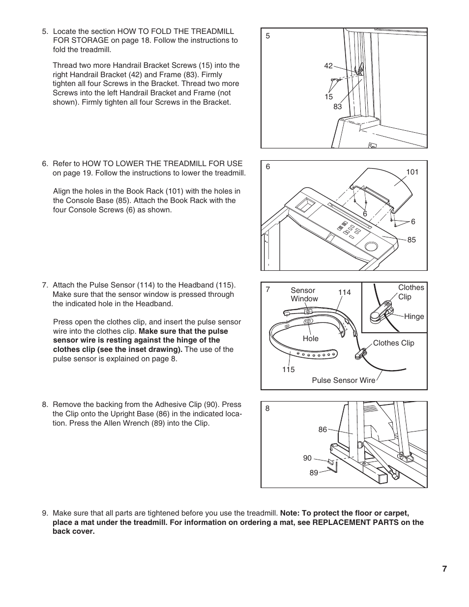 ProForm 725 TL 831.297763 User Manual | Page 7 / 26