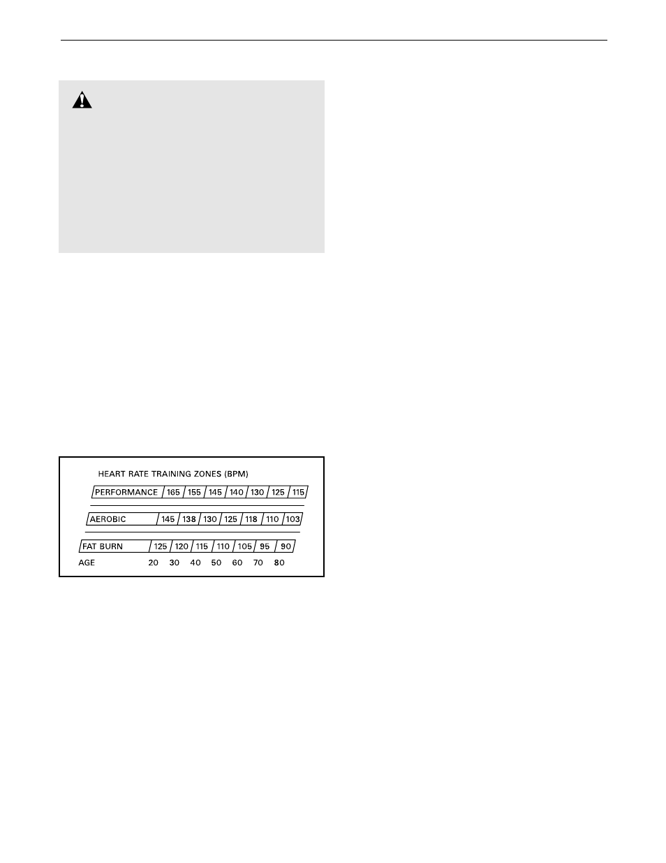 Conditioning guidelines, Warning | ProForm 625 EX User Manual | Page 14 / 19