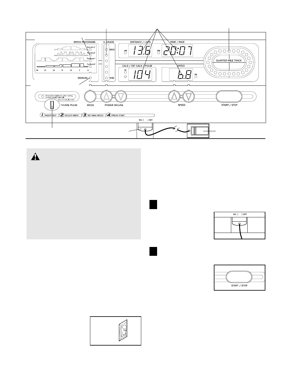 21 caution | ProForm 625 EX User Manual | Page 8 / 19