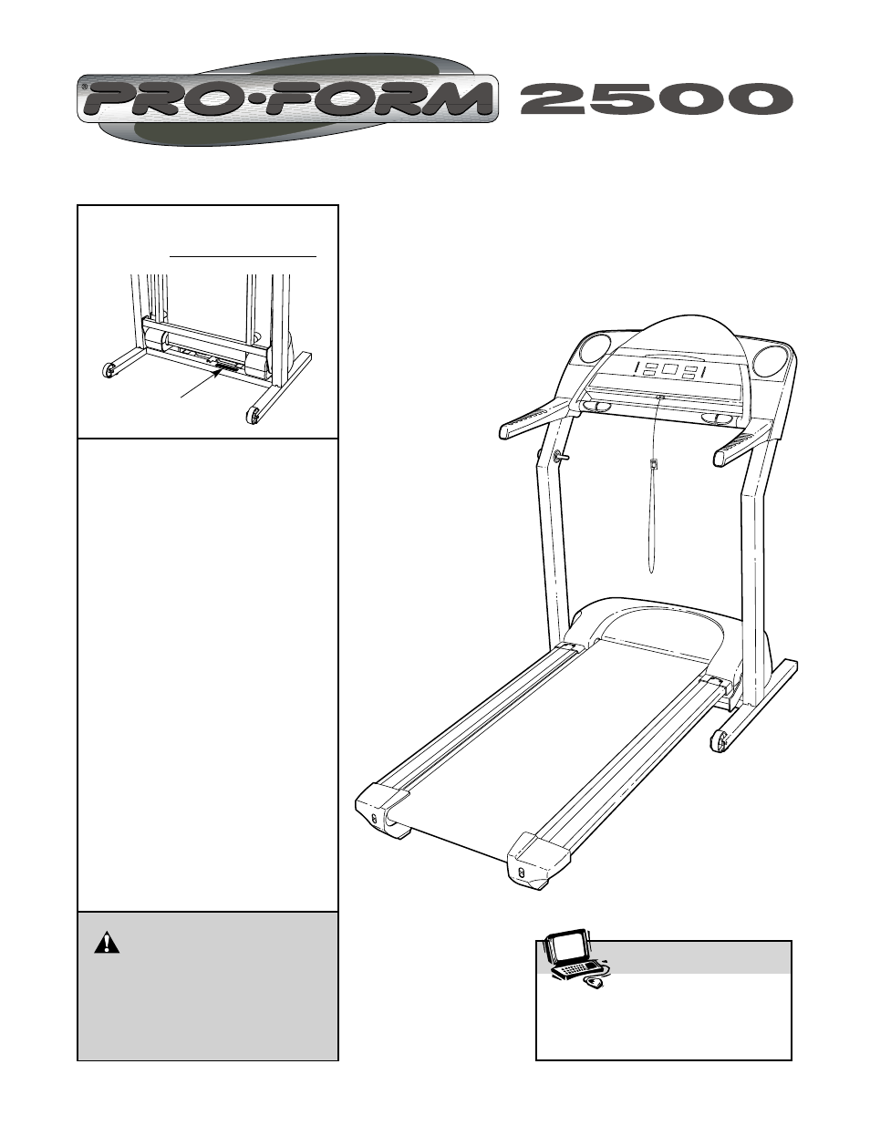 ProForm 2500 PFTL49720 User Manual | 31 pages