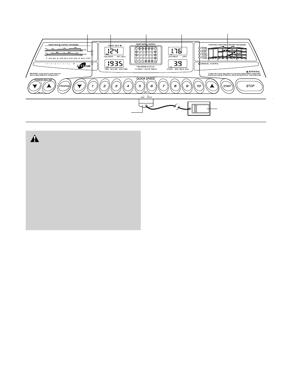 Caution | ProForm 2500 PFTL49720 User Manual | Page 10 / 31