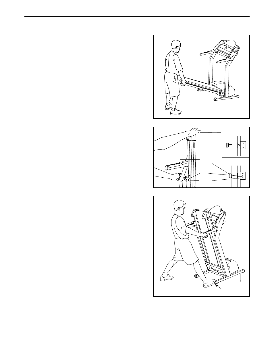 How to fold and move the treadmill | ProForm 2500 PFTL49720 User Manual | Page 22 / 31