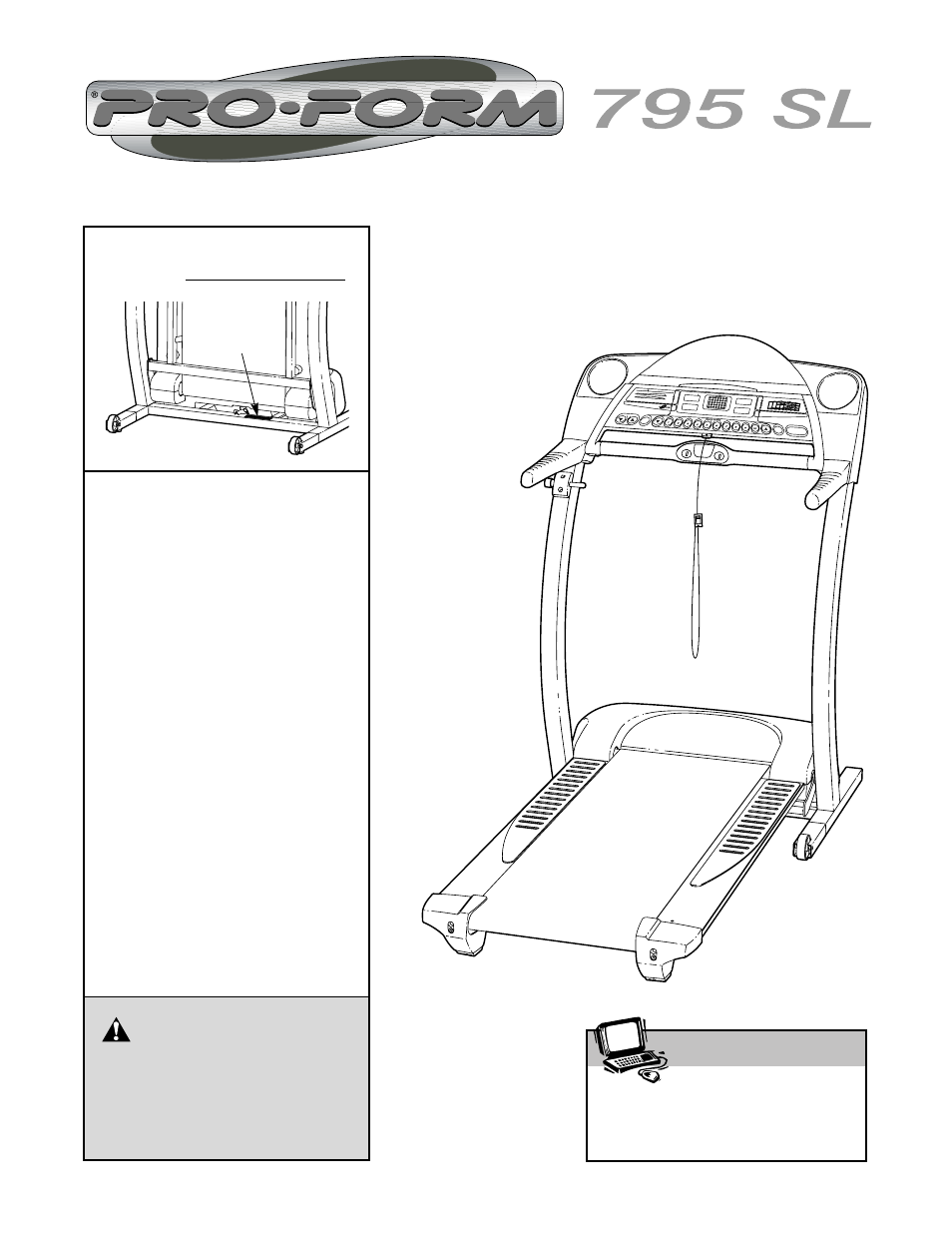 ProForm 795 SL PFTL69211 User Manual | 31 pages