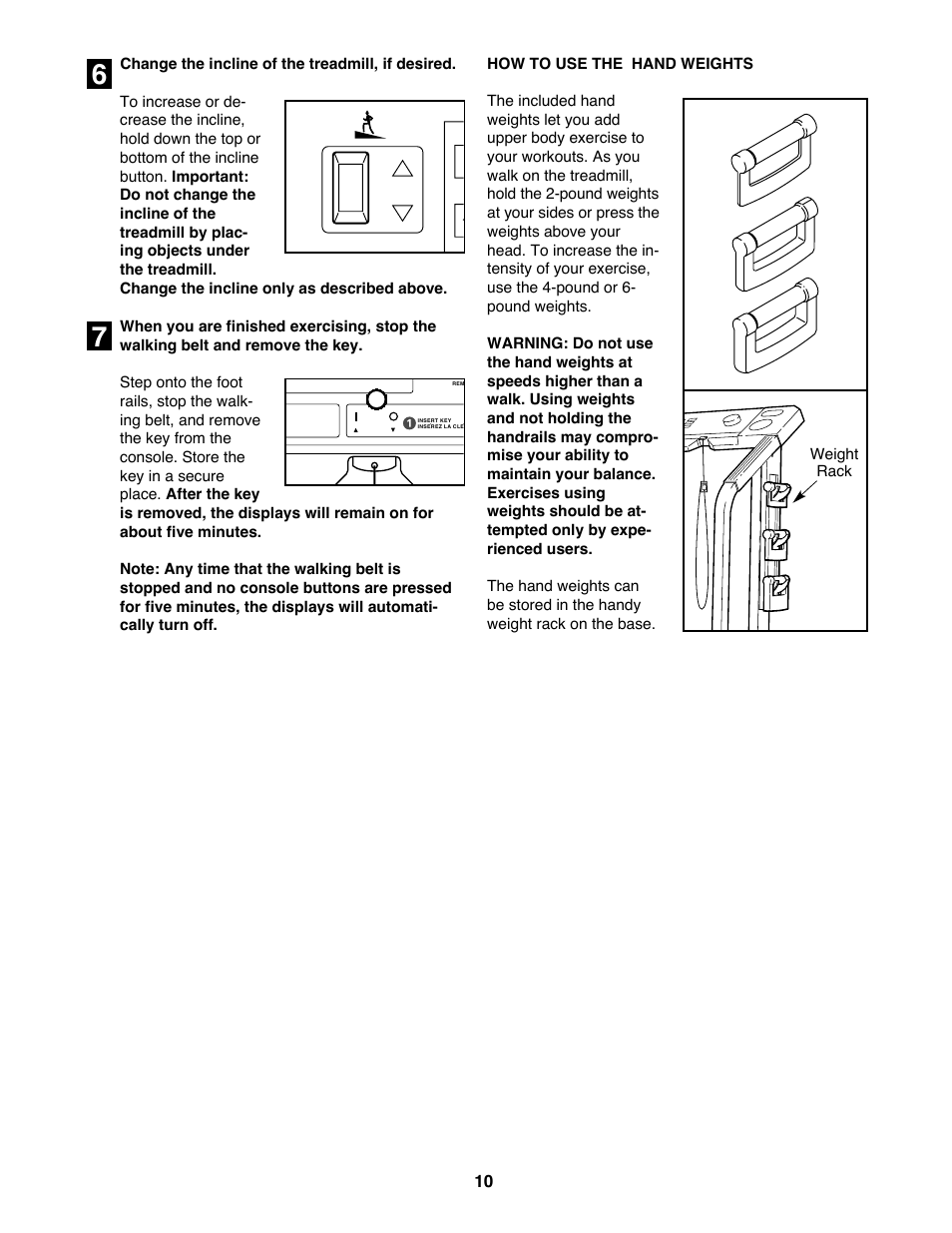ProForm 425 PCTL93070 User Manual | Page 10 / 21