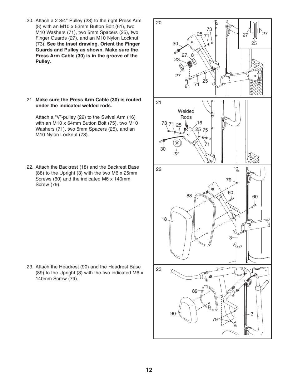 ProForm Fusion PFSY3415.0 User Manual | Page 12 / 24