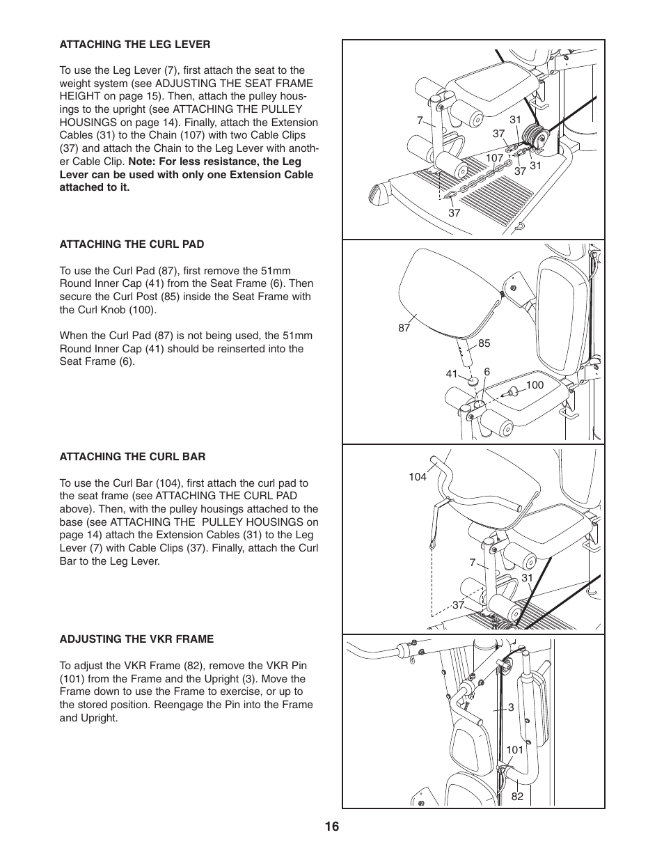 ProForm Fusion PFSY3415.0 User Manual | Page 16 / 24