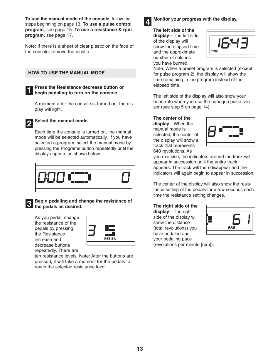 ProForm PFEL6905.0 User Manual | Page 13 / 24