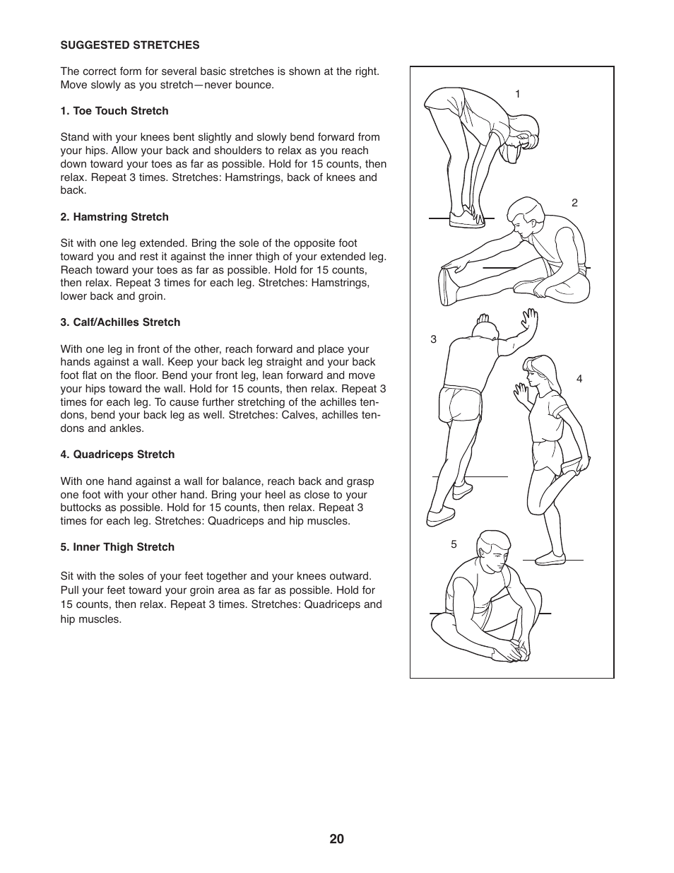 ProForm PFEL6905.0 User Manual | Page 20 / 24