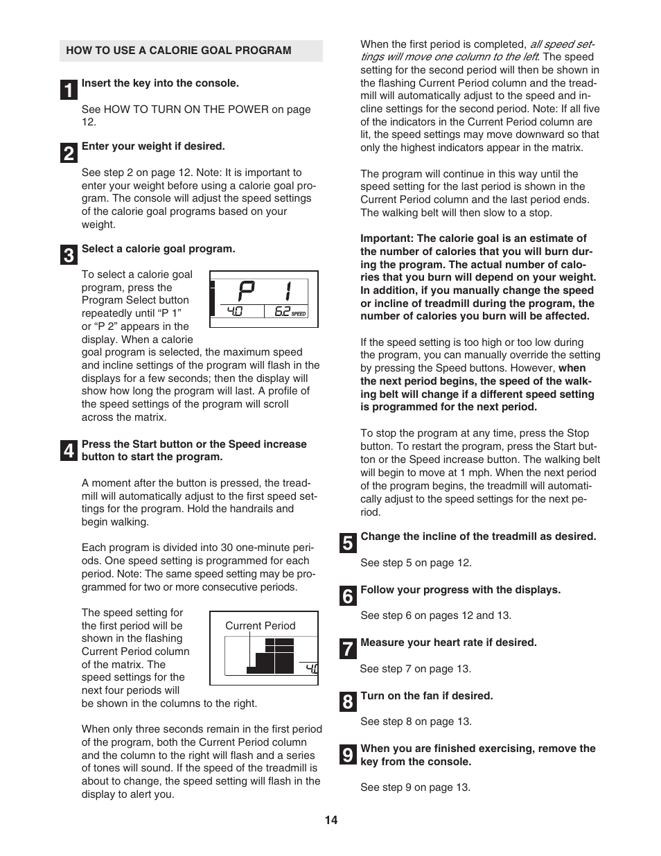 ProForm 831.24624.0 User Manual | Page 14 / 28