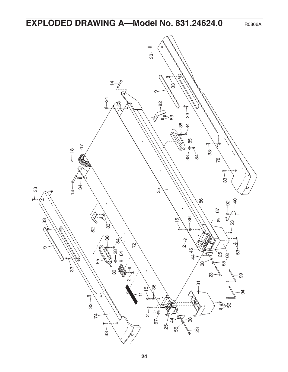 ProForm 831.24624.0 User Manual | Page 24 / 28