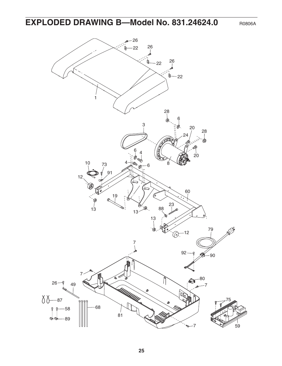 ProForm 831.24624.0 User Manual | Page 25 / 28