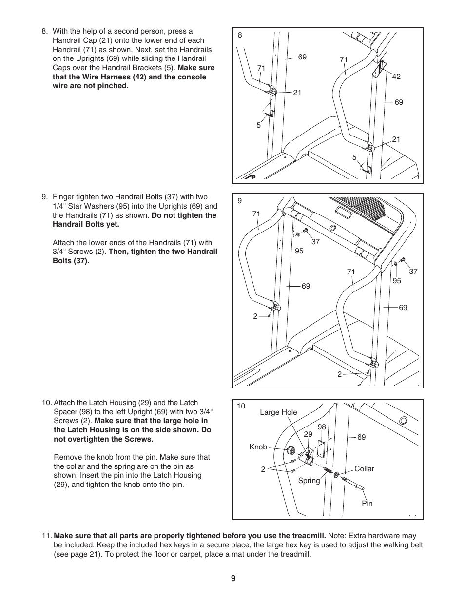 ProForm 831.24624.0 User Manual | Page 9 / 28