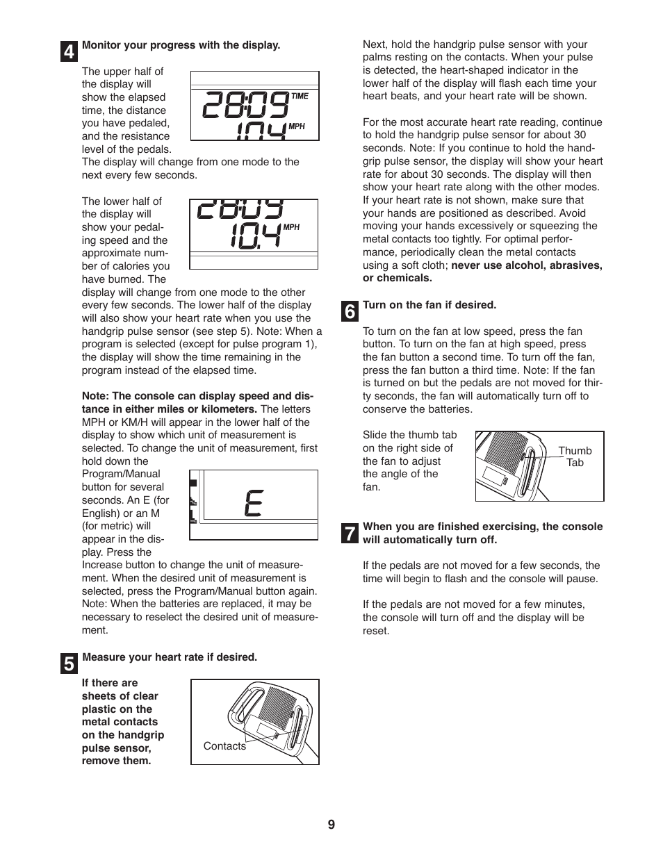 ProForm GR 80 831.21521.0 User Manual | Page 9 / 16