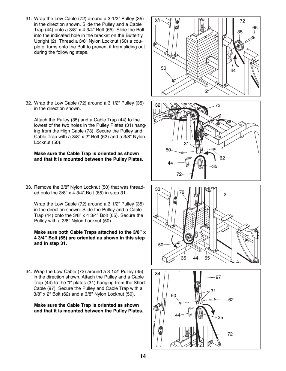 ProForm PFSY92080 User Manual | Page 14 / 28