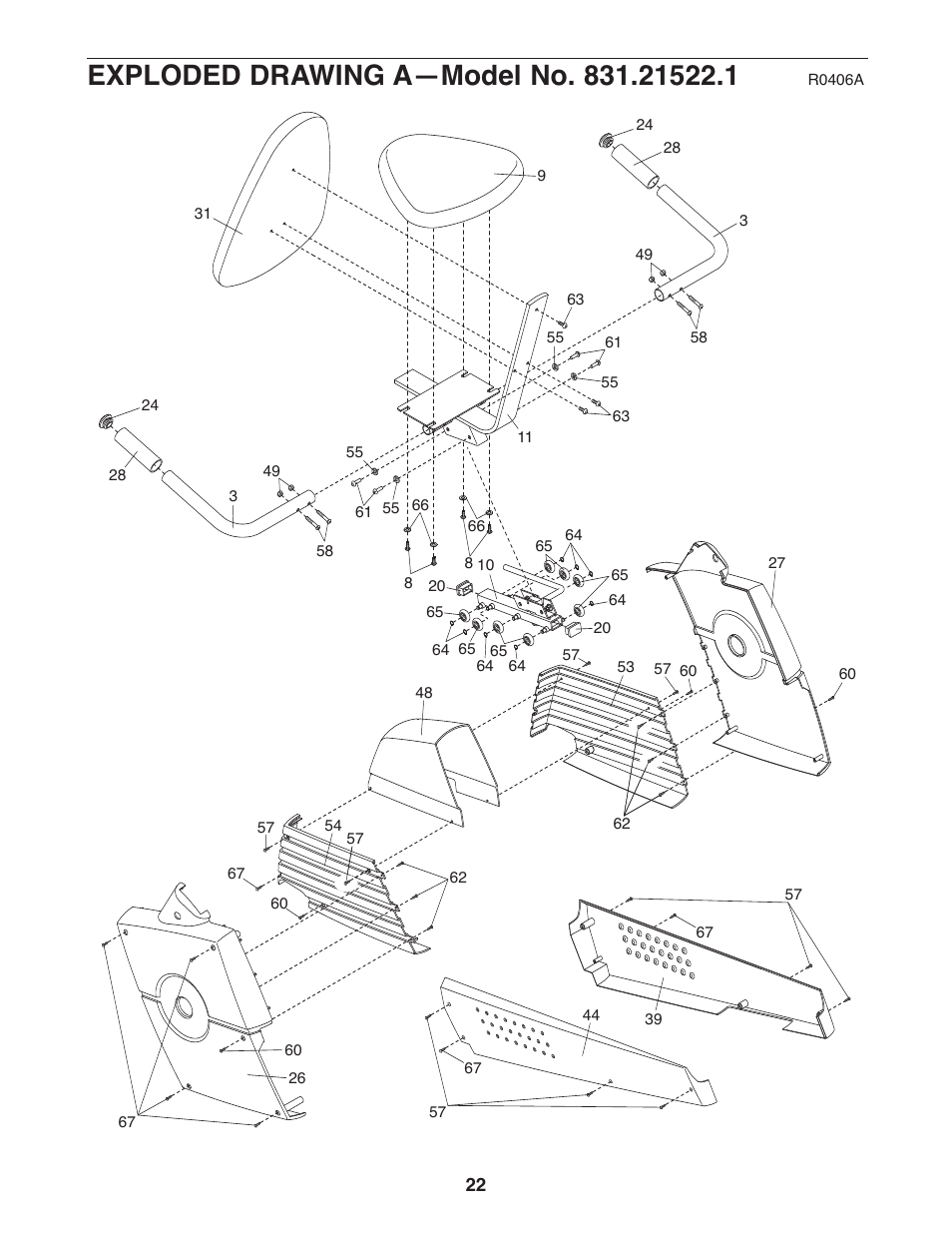 ProForm 831.21522.1 User Manual | Page 22 / 24