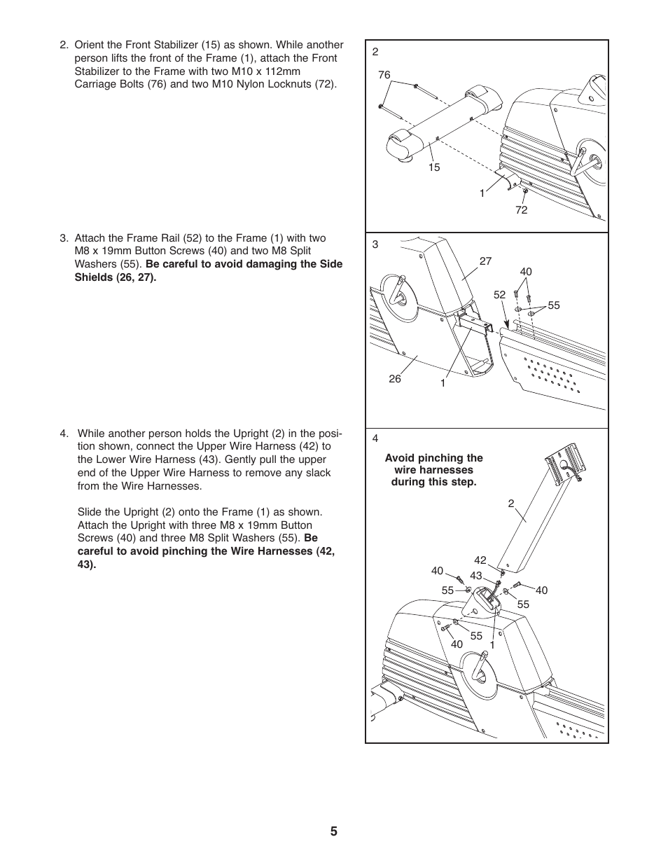 ProForm 831.21522.1 User Manual | Page 5 / 24