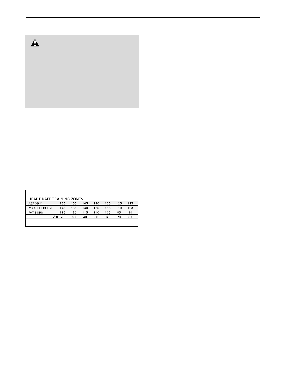 Conditioning guidelines, Warning | ProForm 831.293200 User Manual | Page 24 / 30