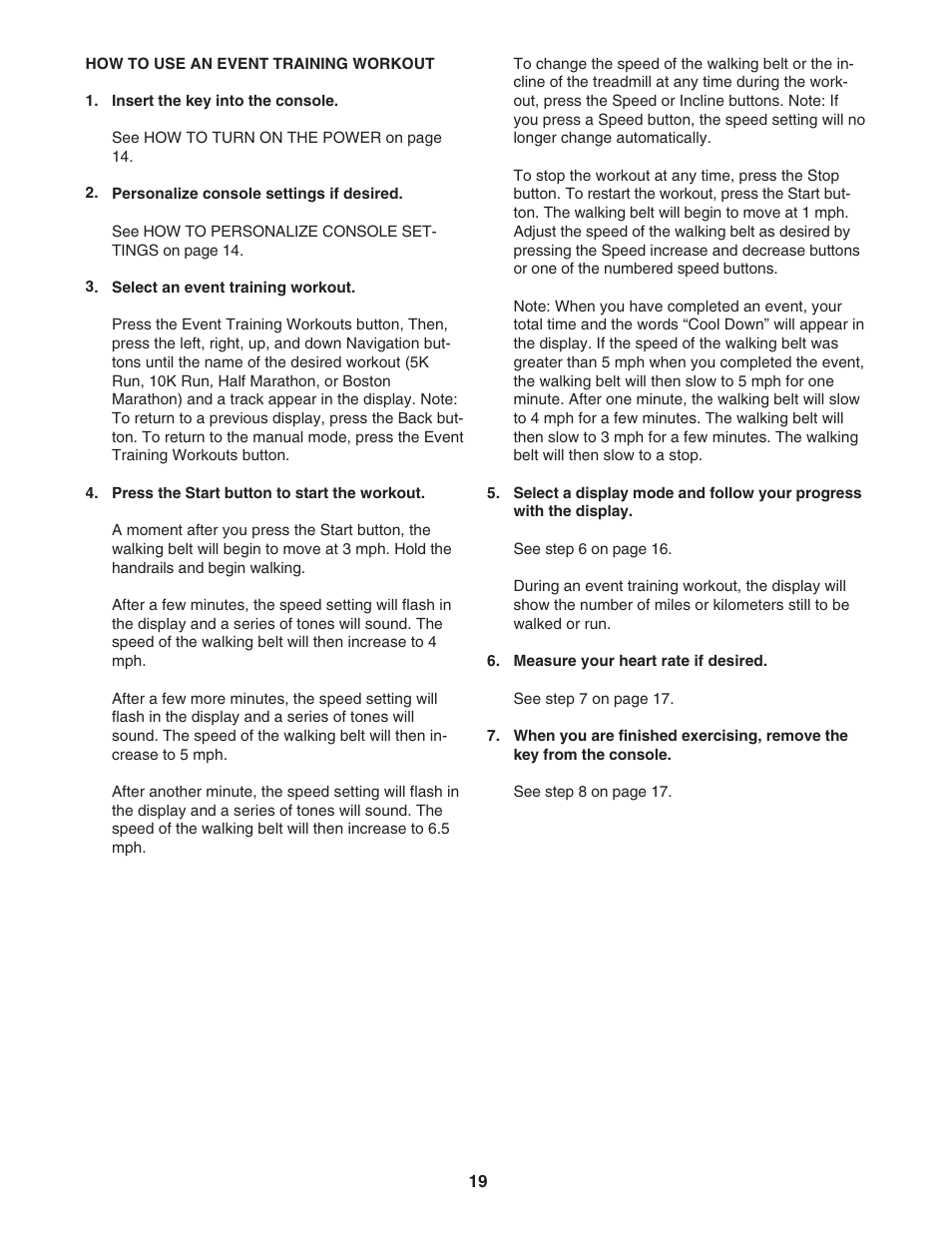 ProForm PFTL97007.0 User Manual | Page 19 / 36